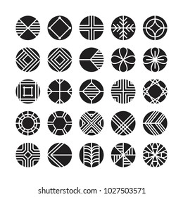 circle geometric vector icon , ornament