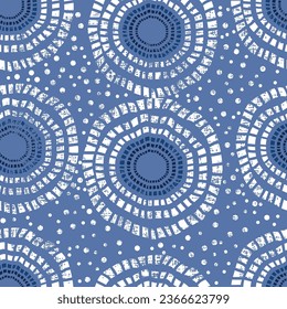 cercle géométrique abstrait motif harmonieux tissu