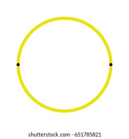 Circle geometry with knots constructivism