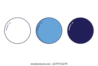Circle Geometry Shape vector icon
