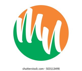 circle gestalt typography typeset alphabet font image vector icon