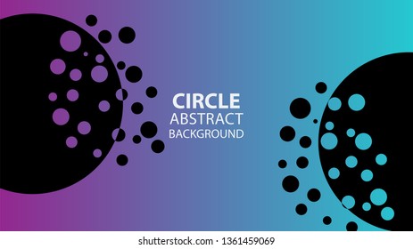 circle gradient abstract space high resolution background - vector file