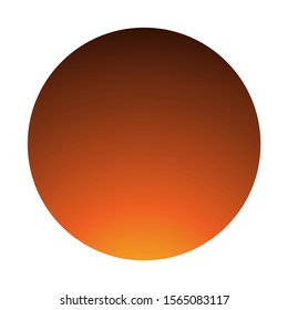 Circle gradient clip on sunshade background