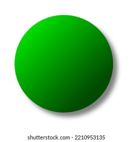 circle gradient green color with white background.
