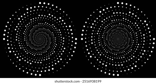 Circle gradient halftone dots background. Pop art template, texture. vector ilustration