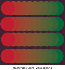  Circle Gradient Overlap Pattern Design