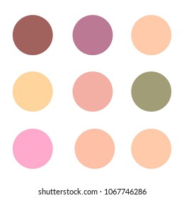 Circle gradient set with modern abstract backgrounds. Colorful fluid covers for calendar, brochure, invitation, cards. Trendy soft color. Template with round gradient set for screens and mobile app.