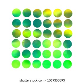 Circle gradient set with modern abstract backgrounds. Colorful fluid covers for calendar, brochure, invitation, cards. Trendy soft color. Template with round gradient set for screens and mobile app.