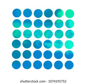 Circle gradient set with modern abstract backgrounds. Colorful fluid covers for calendar, brochure, invitation, cards. Trendy soft color. Template with round gradient set for screens and mobile app.