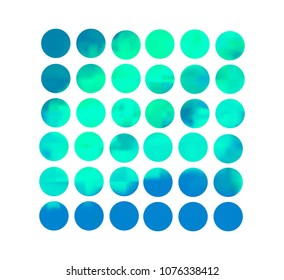 Circle gradient set with modern abstract backgrounds. Colorful fluid covers for calendar, brochure, invitation, cards. Trendy soft color. Template with round gradient set for screens and mobile app.