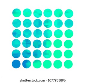 Circle gradient set with modern abstract backgrounds. Colorful fluid covers for calendar, brochure, invitation, cards. Trendy soft color. Template with round gradient set for screens and mobile app.