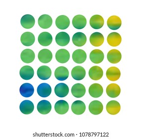 Circle gradient set with modern abstract backgrounds. Colorful fluid covers for calendar, brochure, invitation, cards. Trendy soft color. Template with round gradient set for screens and mobile app.