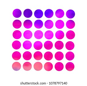 Circle gradient set with modern abstract backgrounds. Colorful fluid covers for calendar, brochure, invitation, cards. Trendy soft color. Template with round gradient set for screens and mobile app.