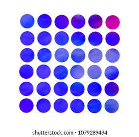 Circle gradient set with modern abstract backgrounds. Colorful fluid covers for calendar, brochure, invitation, cards. Trendy soft color. Template with round gradient set for screens and mobile app.