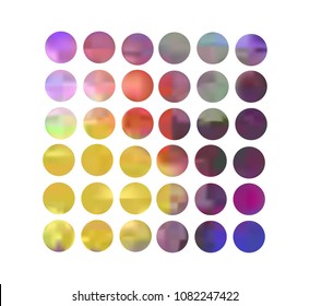 Circle gradient set with modern abstract backgrounds. Colorful fluid covers for calendar, brochure, invitation, cards. Trendy soft color. Template with round gradient set for screens and mobile app.