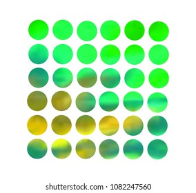 Circle gradient set with modern abstract backgrounds. Colorful fluid covers for calendar, brochure, invitation, cards. Trendy soft color. Template with round gradient set for screens and mobile app.