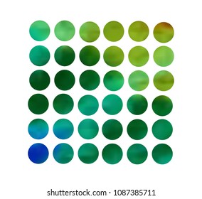 Circle gradient set with modern abstract backgrounds. Colorful fluid covers for calendar, brochure, invitation, cards. Trendy soft color. Template with round gradient set for screens and mobile app.