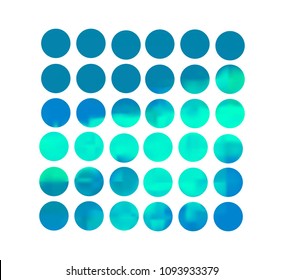 Circle gradient set with modern abstract backgrounds. Colorful fluid covers for calendar, brochure, invitation, cards. Trendy soft color. Template with round gradient set for screens and mobile app.