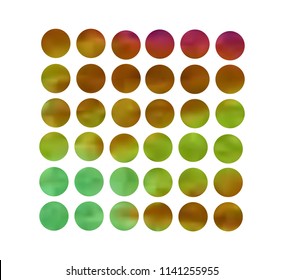 Circle gradient set with modern abstract backgrounds. Colorful fluid covers for calendar, brochure, invitation, cards. Trendy soft color. Template with round gradient set for screens and mobile app.