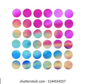 Circle gradient set with modern abstract backgrounds. Colorful fluid covers for calendar, brochure, invitation, cards. Trendy soft color. Template with round gradient set for screens and mobile app.