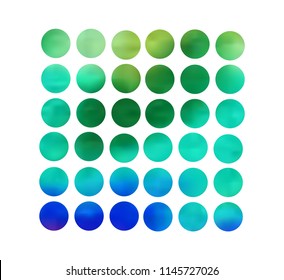 Circle gradient set with modern abstract backgrounds. Colorful fluid covers for calendar, brochure, invitation, cards. Trendy soft color. Template with round gradient set for screens and mobile app.