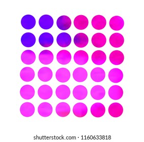 Circle gradient set with modern abstract backgrounds. Colorful fluid covers for calendar, brochure, invitation, cards. Trendy soft color. Template with round gradient set for screens and mobile app.