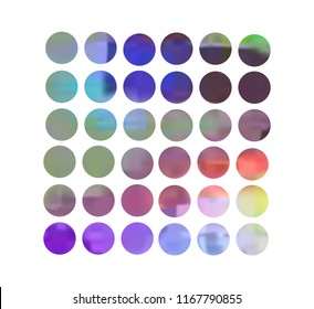 Circle gradient set with modern abstract backgrounds. Colorful fluid covers for calendar, brochure, invitation, cards. Trendy soft color. Template with round gradient set for screens and mobile app.