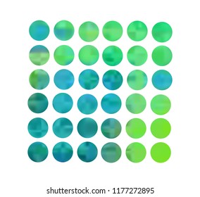 Circle gradient set with modern abstract backgrounds. Colorful fluid covers for calendar, brochure, invitation, cards. Trendy soft color. Template with round gradient set for screens and mobile app.