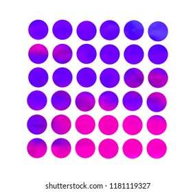 Circle gradient set with modern abstract backgrounds. Colorful fluid covers for calendar, brochure, invitation, cards. Trendy soft color. Template with round gradient set for screens and mobile app.