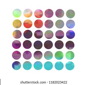 Circle gradient set with modern abstract backgrounds. Colorful fluid covers for calendar, brochure, invitation, cards. Trendy soft color. Template with round gradient set for screens and mobile app.