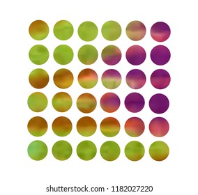 Circle gradient set with modern abstract backgrounds. Colorful fluid covers for calendar, brochure, invitation, cards. Trendy soft color. Template with round gradient set for screens and mobile app.