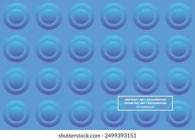 Circle Gradient Shapes Blue and Light Blue Colors Modern Abstract Background Geometric Background