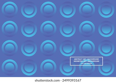 Circle Gradient Shapes Blue and Light Blue Colors Modern Abstract Background Geometric Background