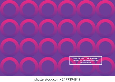 Circle Gradient Shapes Purple and Red Colors Modern Abstract Background Geometric Background