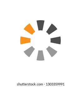 Circle and graph icon. Element of financial, diagrams and reports icon for mobile concept and web apps. Detailed Circle and graph icon can be used for web and mobile
