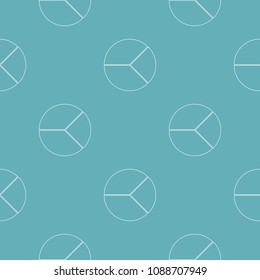 Circle graph pattern vector seamless repeating for any web design