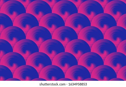 Circle graphic, abstract gradation on a classic blue and Fluorescent pink background with copy space. card. Poster. elements design for presentation background.