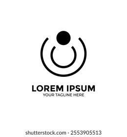 Circle Graphic Logo Vector Modern