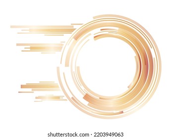 Circle Graphics art Geometric art. Design element
