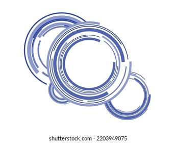 Geometrische Kunst für Circle Graphics. Design-Element