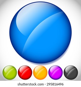 Circle graphics with blank space. Set of 6 colors. Green, blue, purple, red, orange and gray - black circles with empty space. Editable vector.