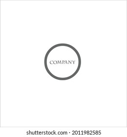 circle gray vector design company