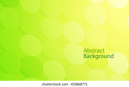 Circle green color background abstract art vector 
