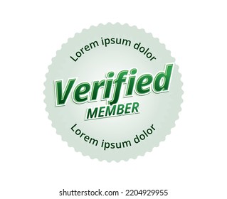 Circle Green Verified Merchant  Logo Badge