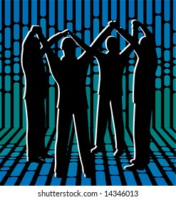 circle group people vector