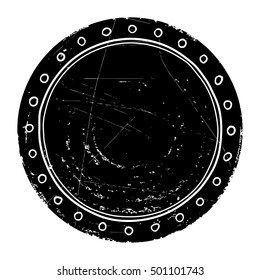 Circle grunge background