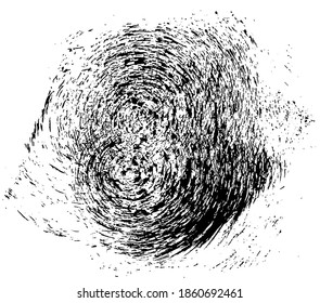 Circle Grunge Distressed Paint Background Overlay Texture