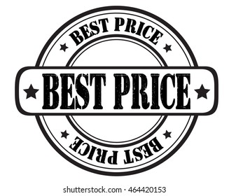 circle grunge stamp "best price"