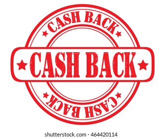 circle grunge stamp "cash back"