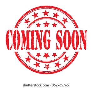 circle grunge stamp "coming soon"